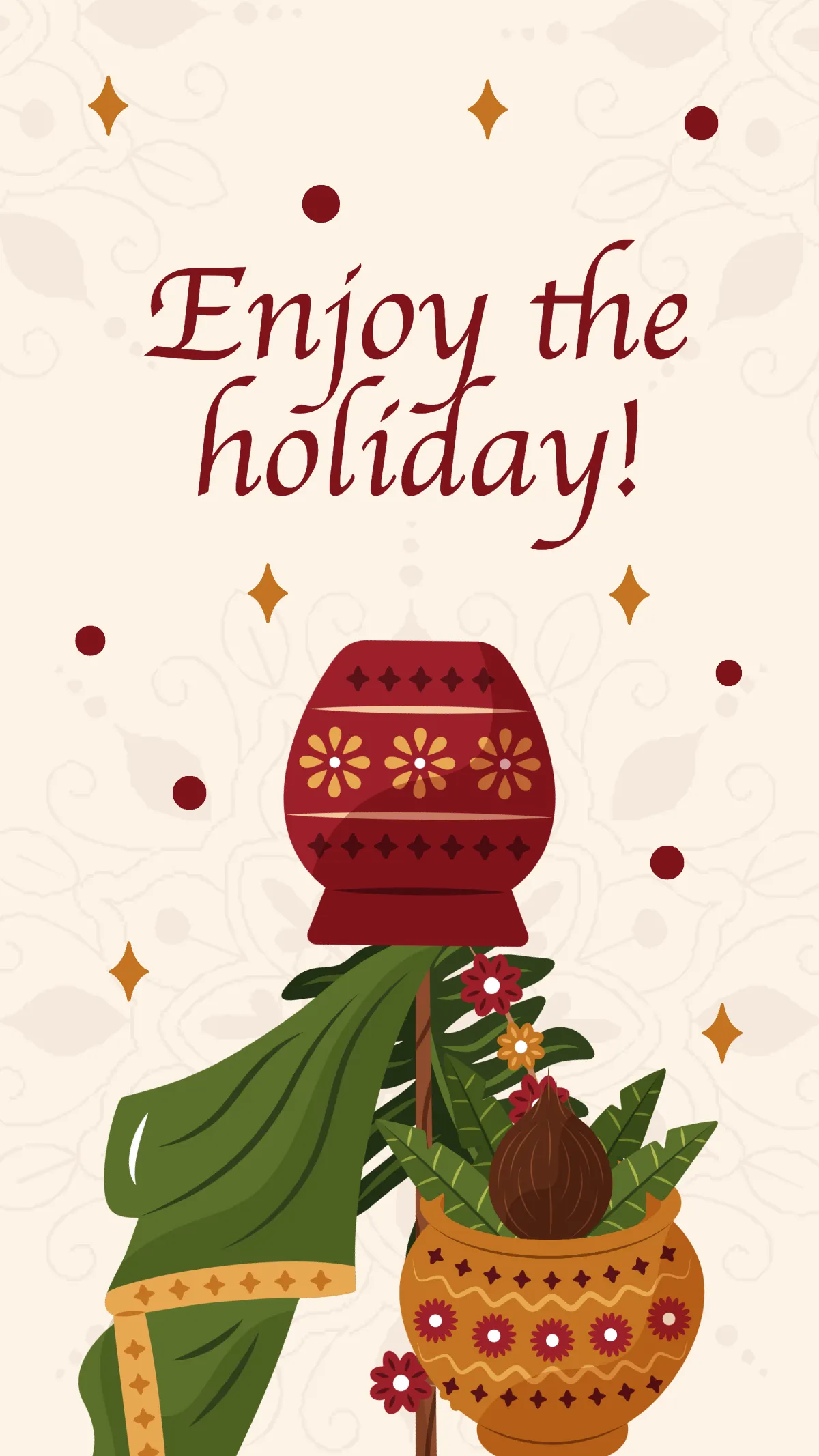 Free Happy Gudi Padwa Instagram Story Template to Edit Online