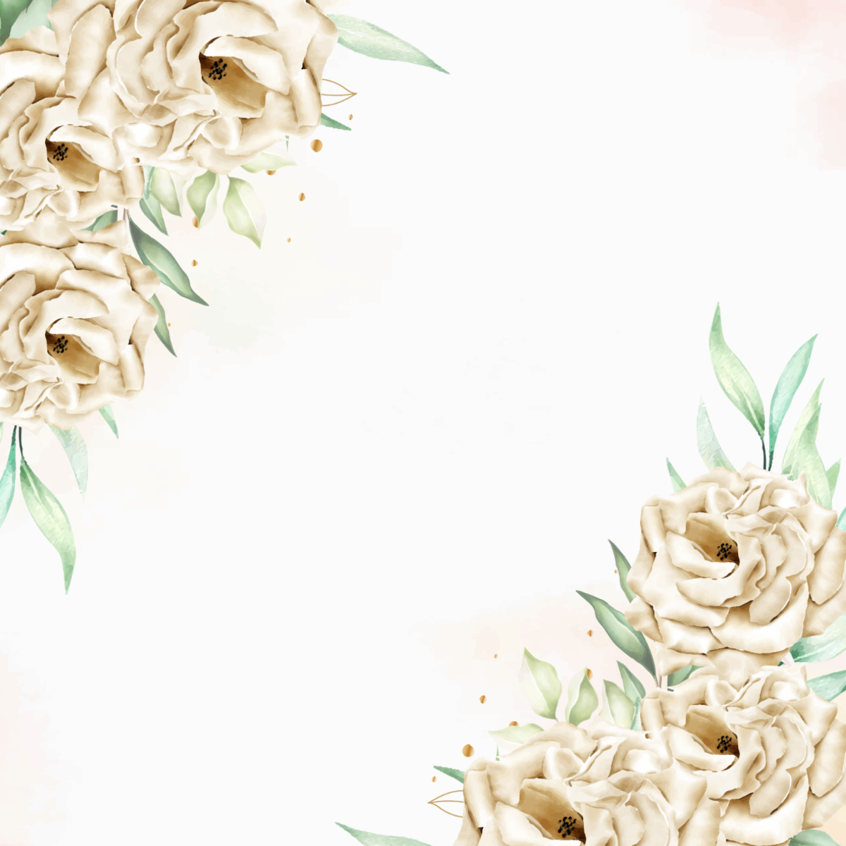 Wedding Background Illustration Template