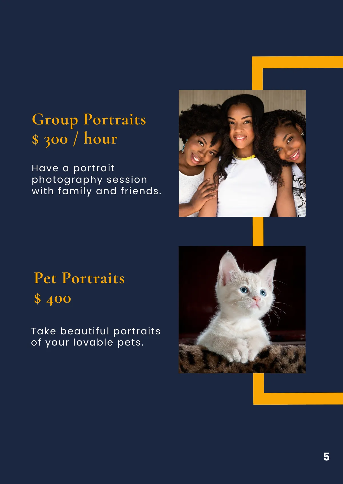 Free Photography Booklet Template to Edit Online