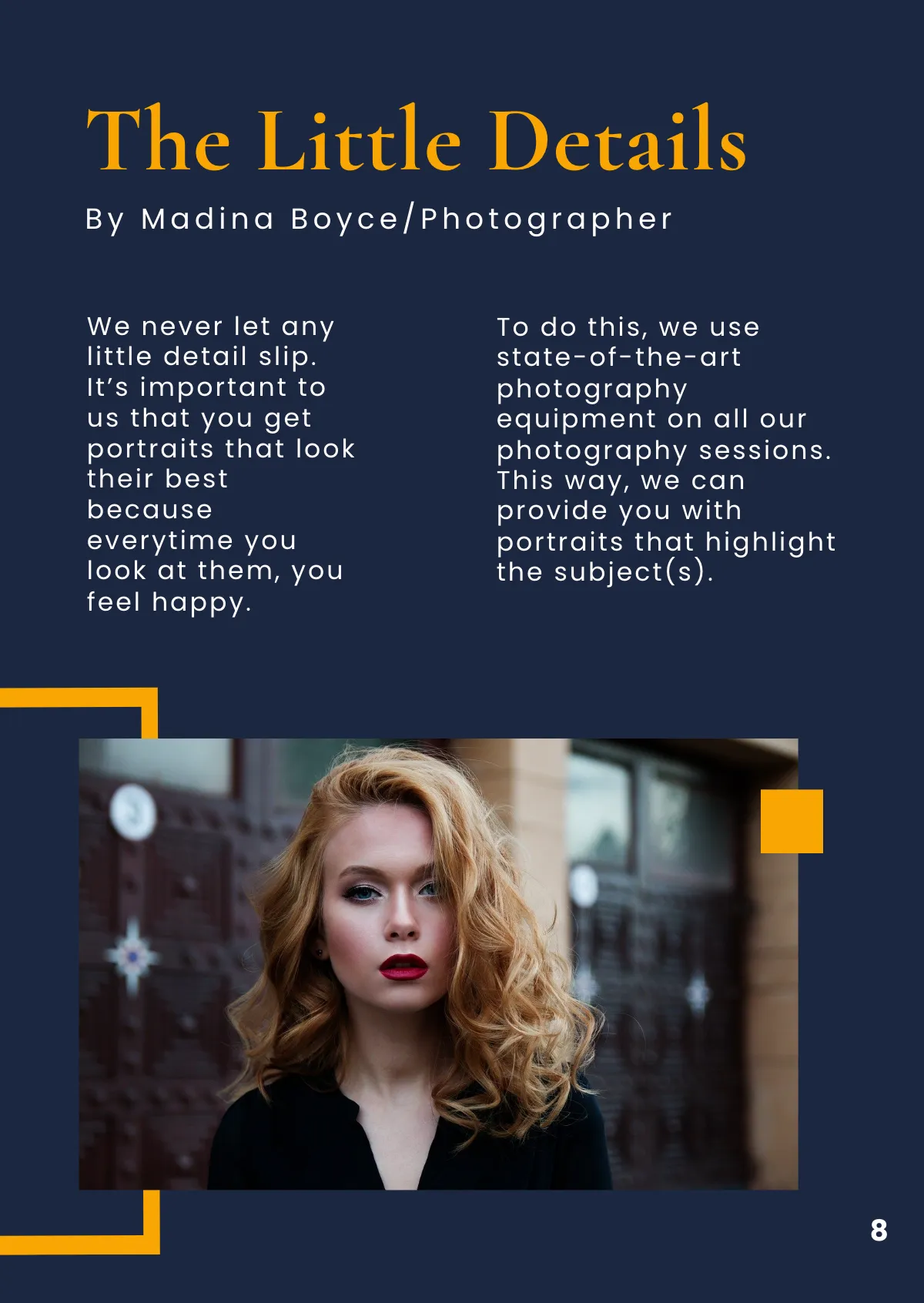 Free Photography Booklet Template to Edit Online