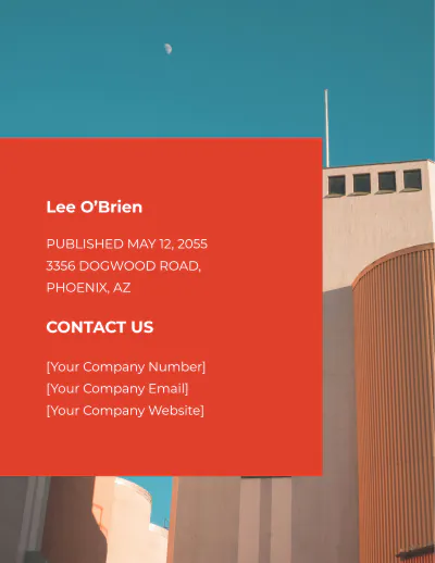 Free Minimalist Architecture Photo Book Template to Edit Online