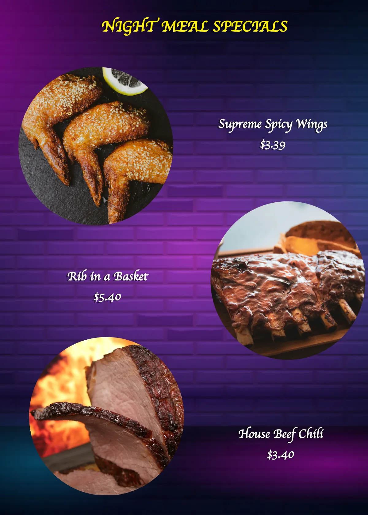 Free Nightclub Table Tent Template to Edit Online