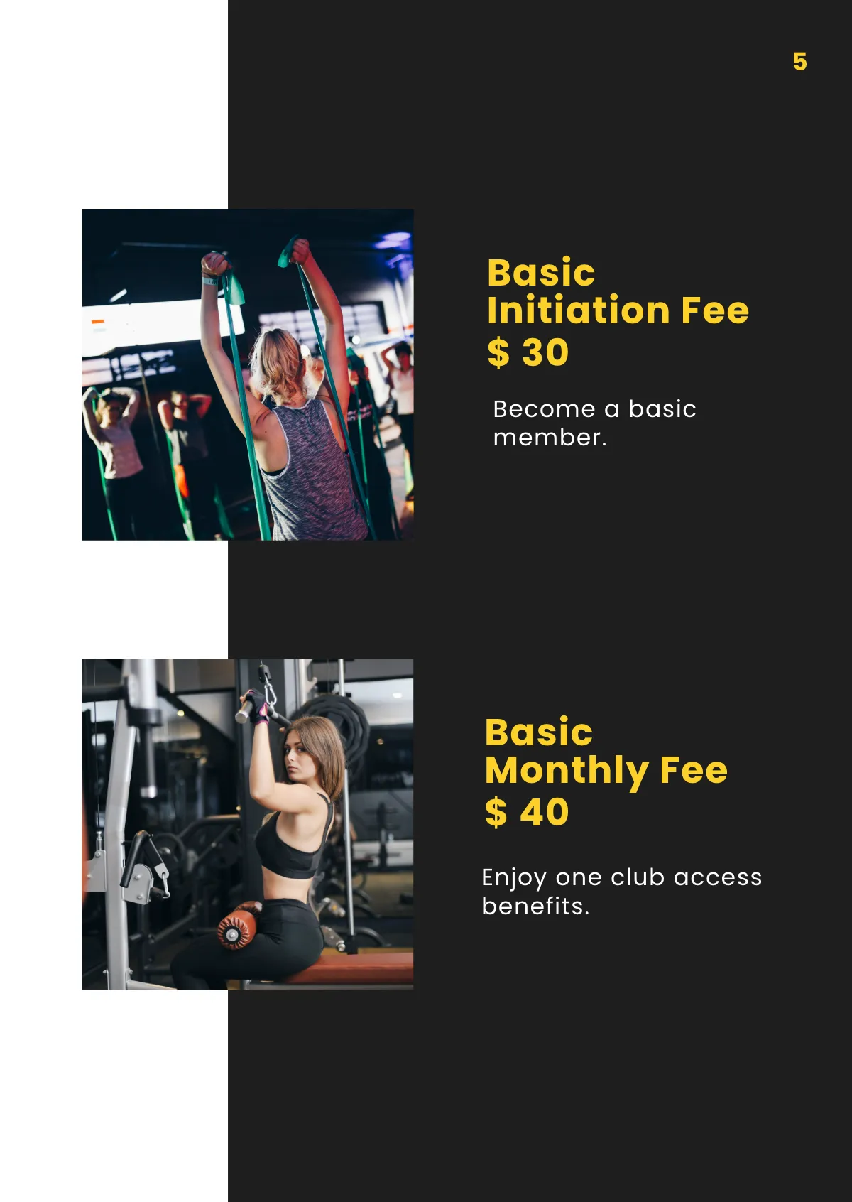 Free Fitness Booklet Template to Edit Online