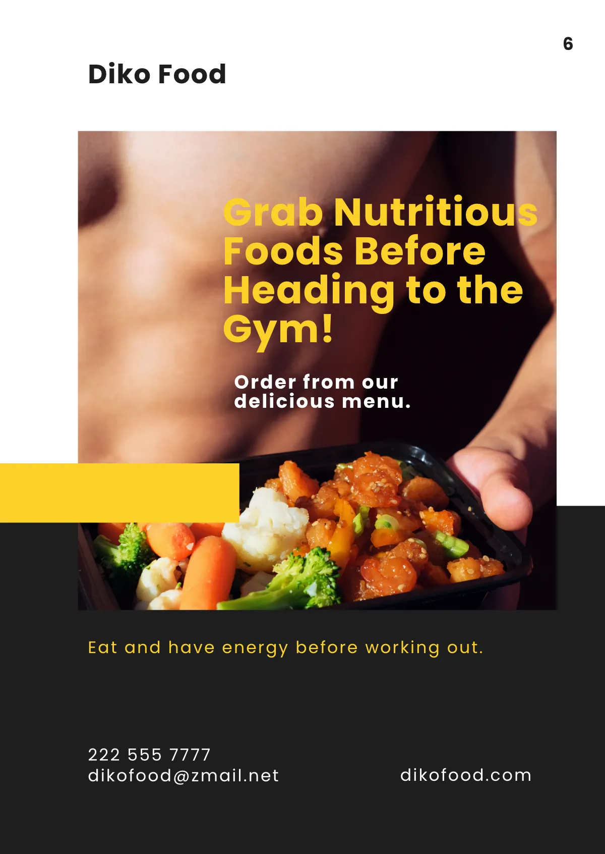 Free Fitness Booklet Template to Edit Online