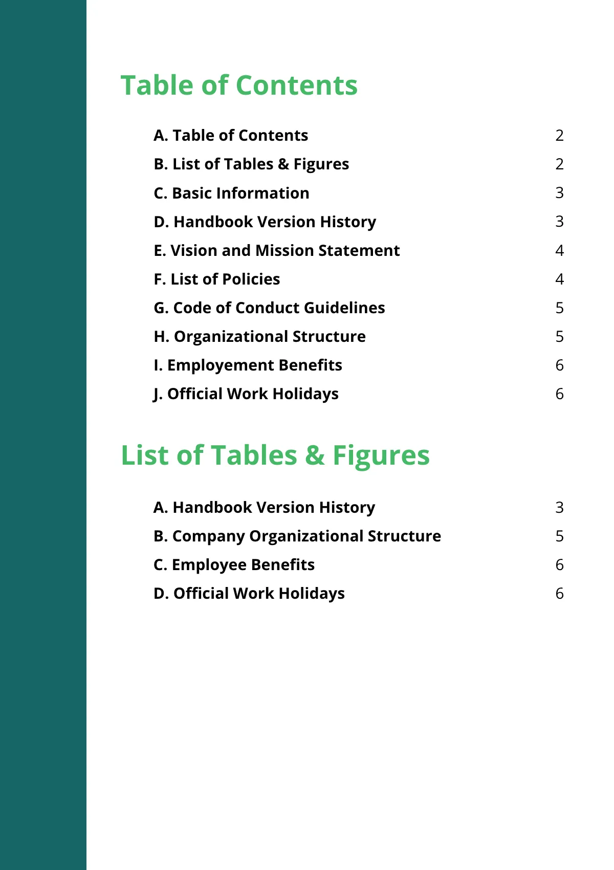 Free Financial Employee Handbook Template to Edit Online