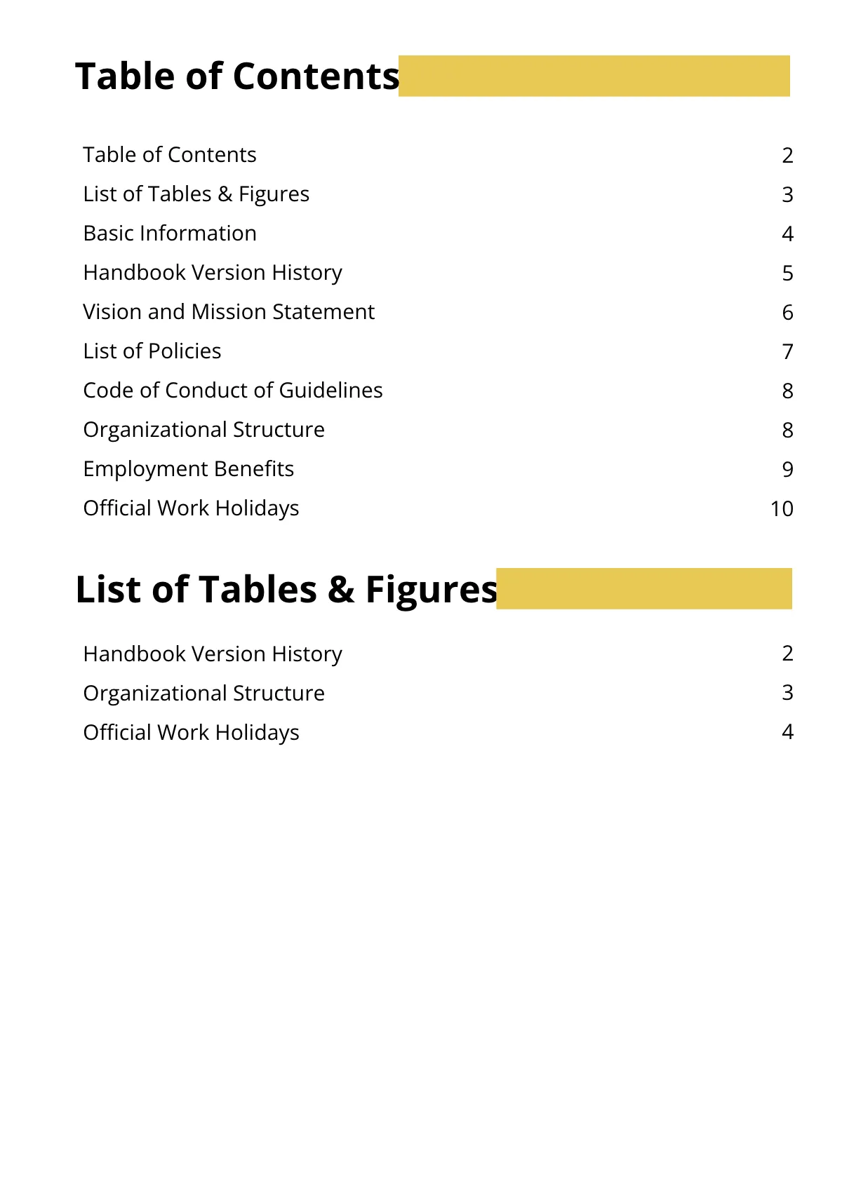 Free Daycare Employee Handbook Template to Edit Online