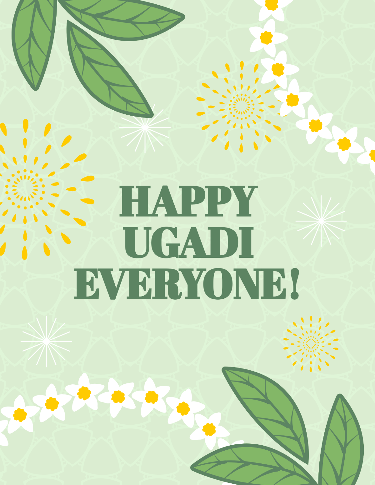 Modern Happy Ugadi Flyer