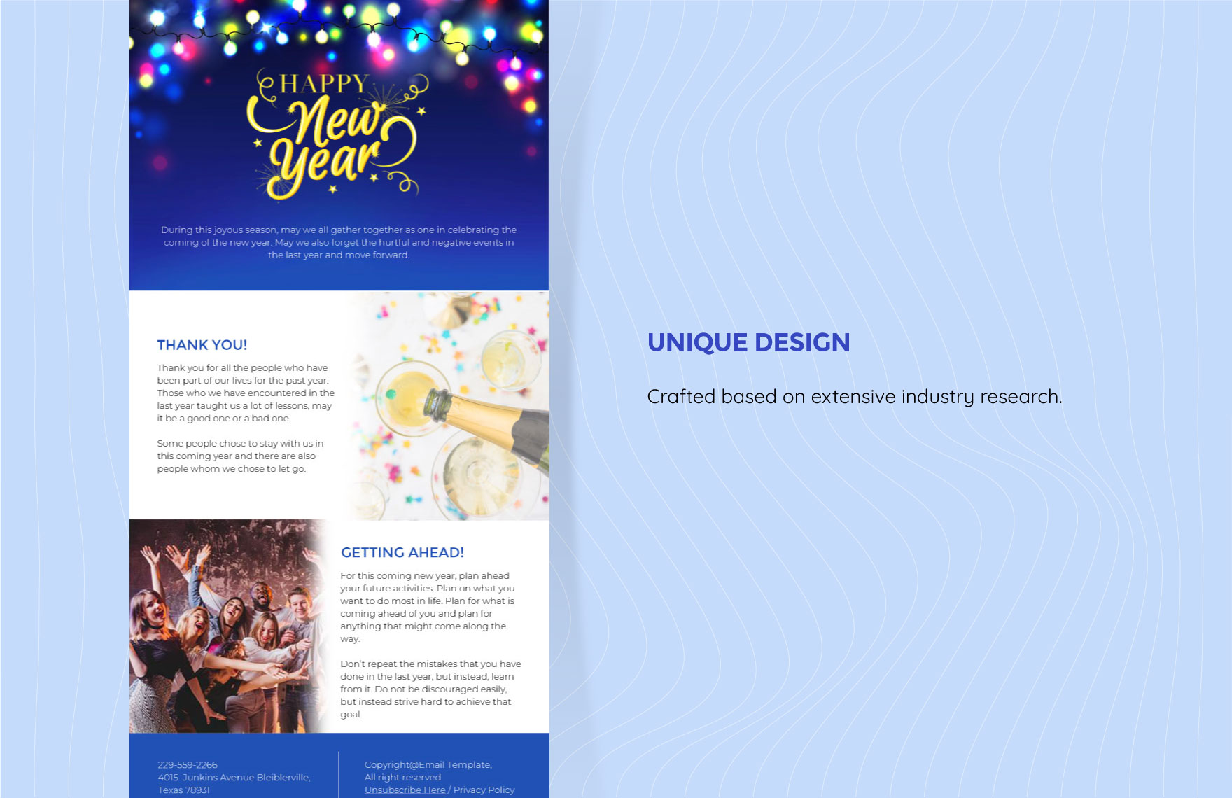Holiday Newsletter Template