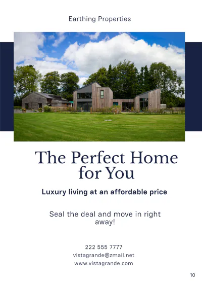 Free Furniture Booklet Template to Edit Online