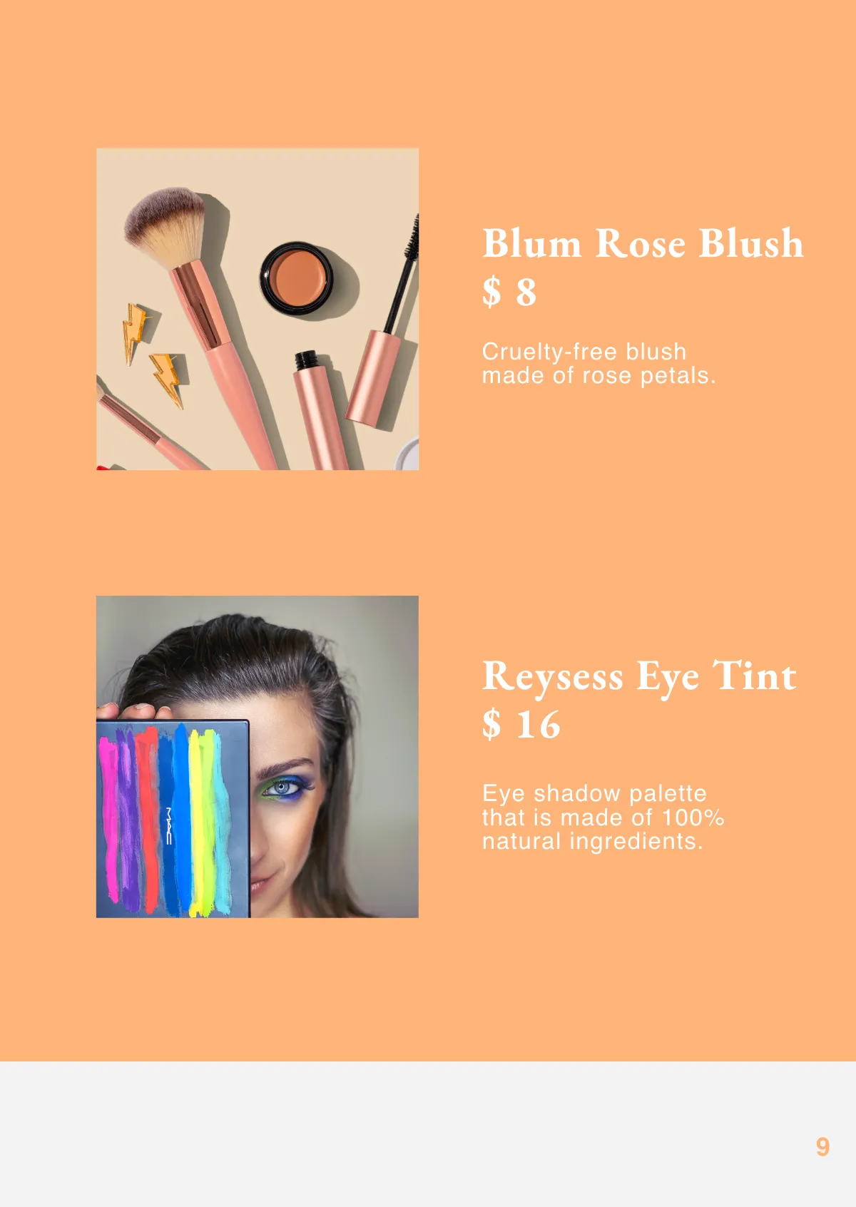 Free Cosmetics Booklet Template to Edit Online