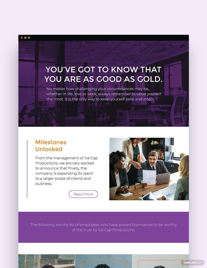 Free Internal Employee Newsletter Template in Word, PSD, Apple Pages, Publisher, Outlook, HTML5