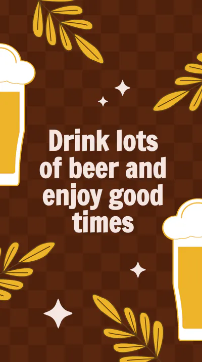 Free National Beer Day Instagram Story Template to Edit Online