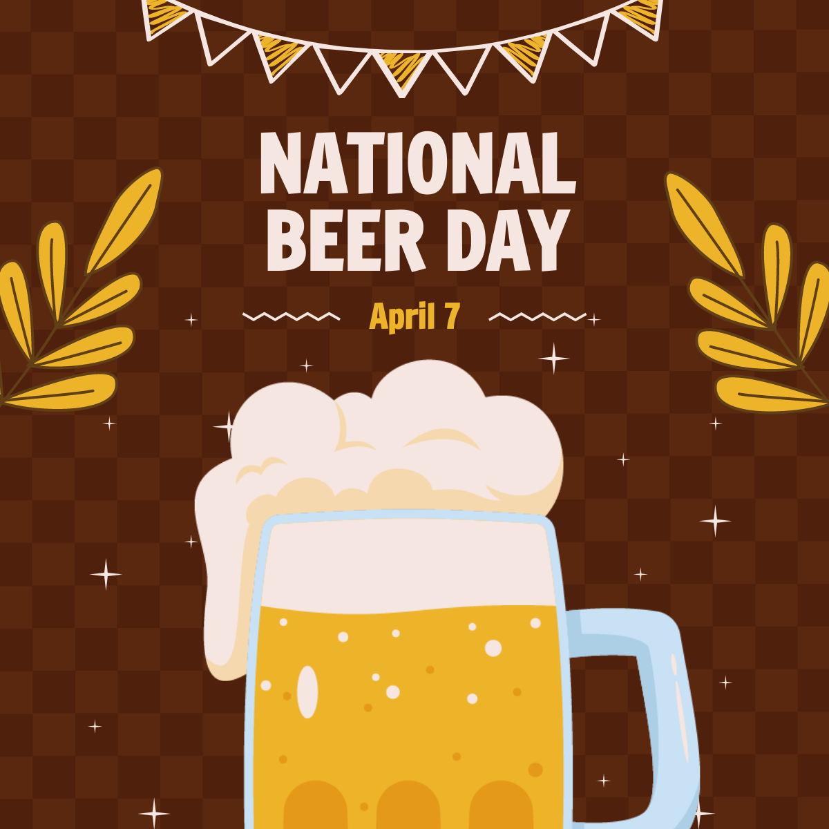 National Beer Day Linkedin Post Template