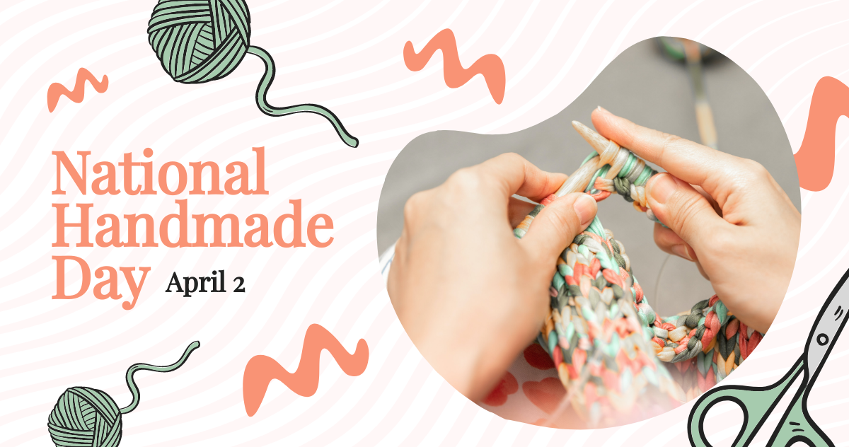 Free National Handmade Day Facebook Post Template