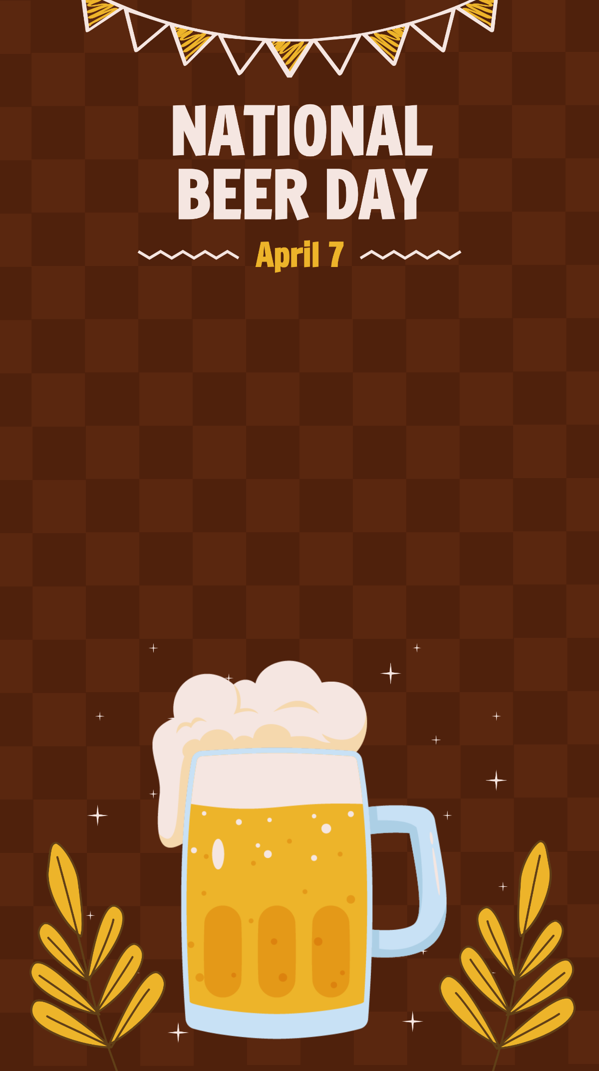 National Beer Day Snapchat Geofilter Template