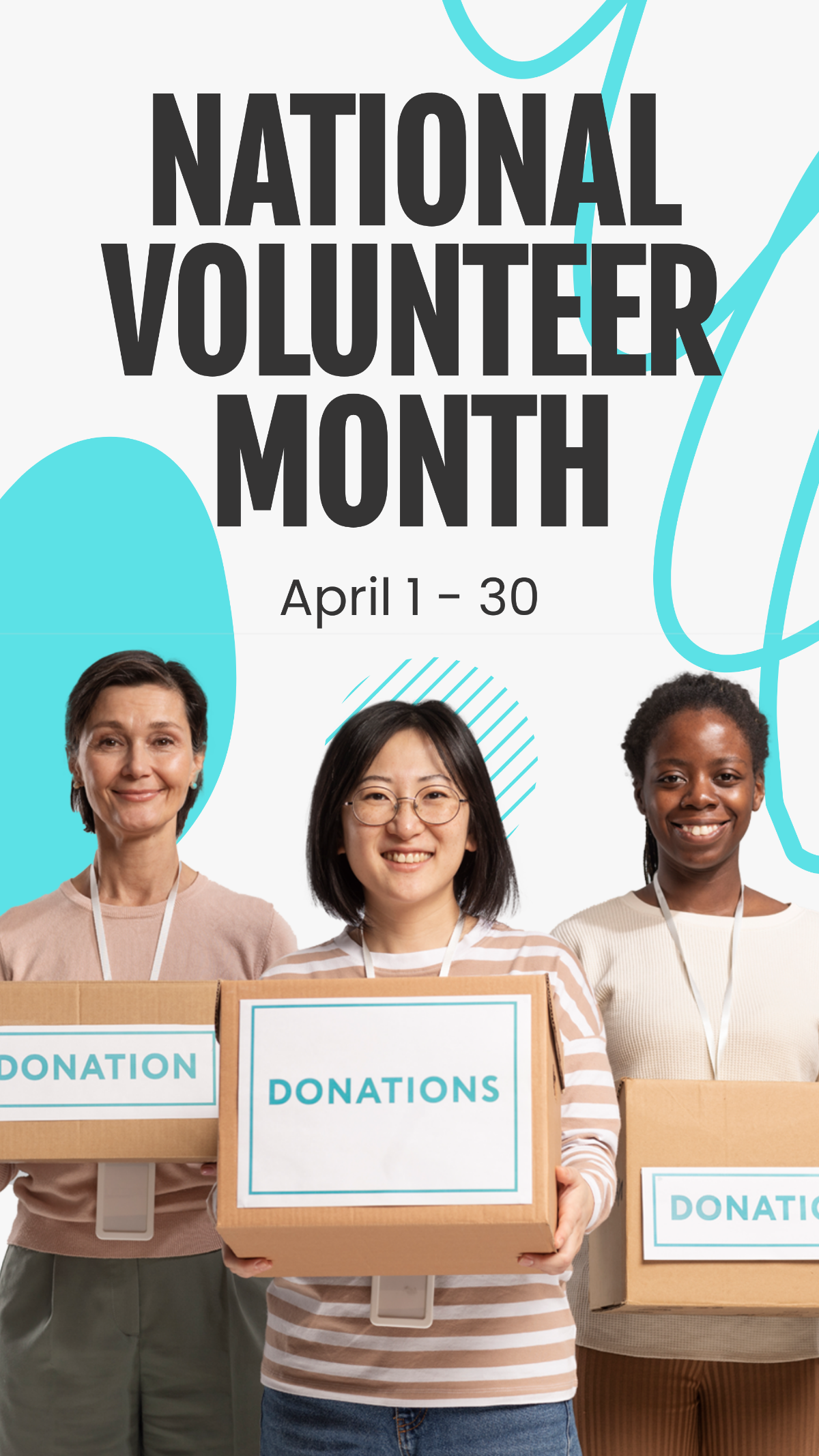 National Volunteer Month Instagram Story Template