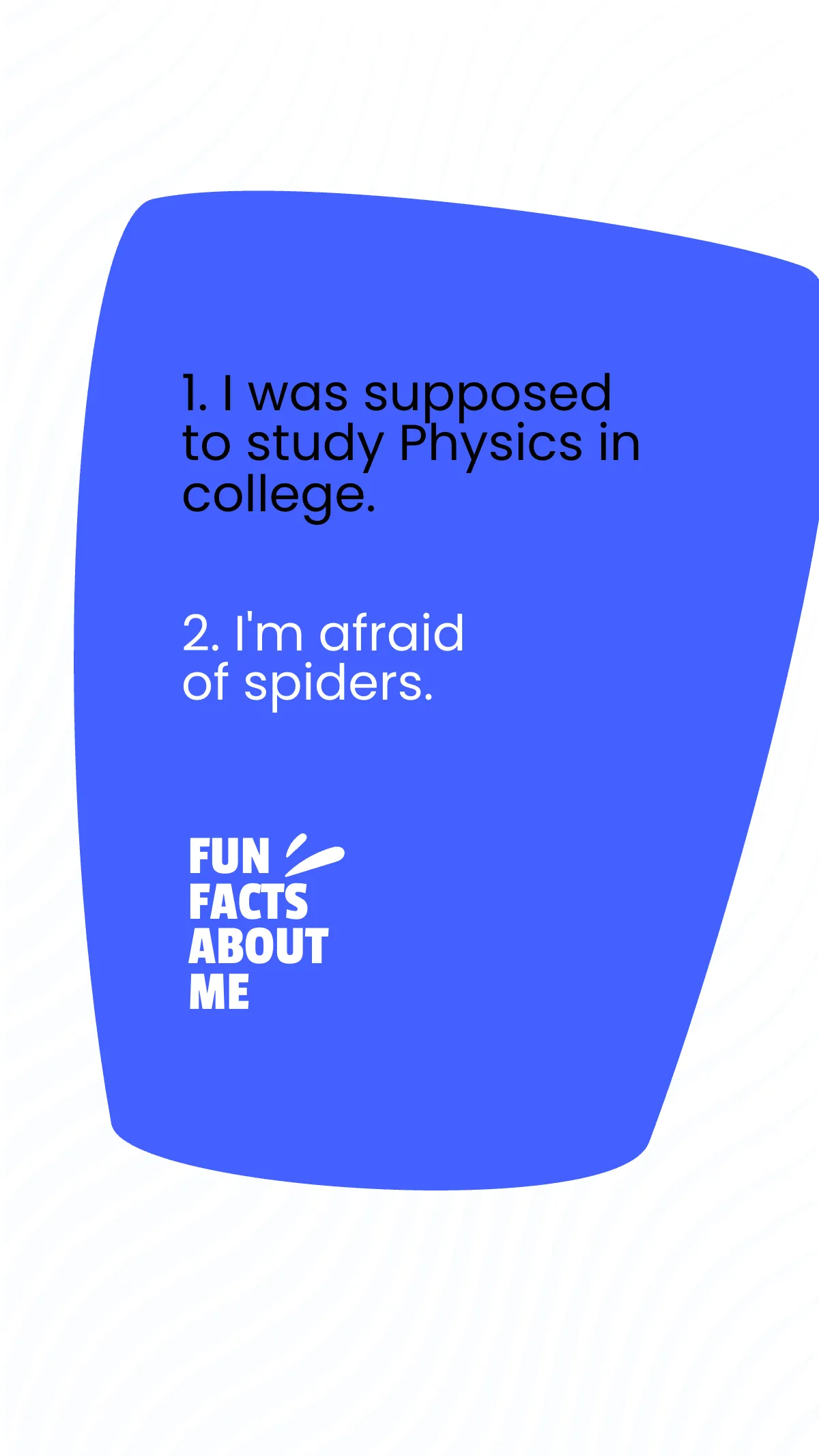 Free Fun Facts About Me Instagram Story Template to Edit Online