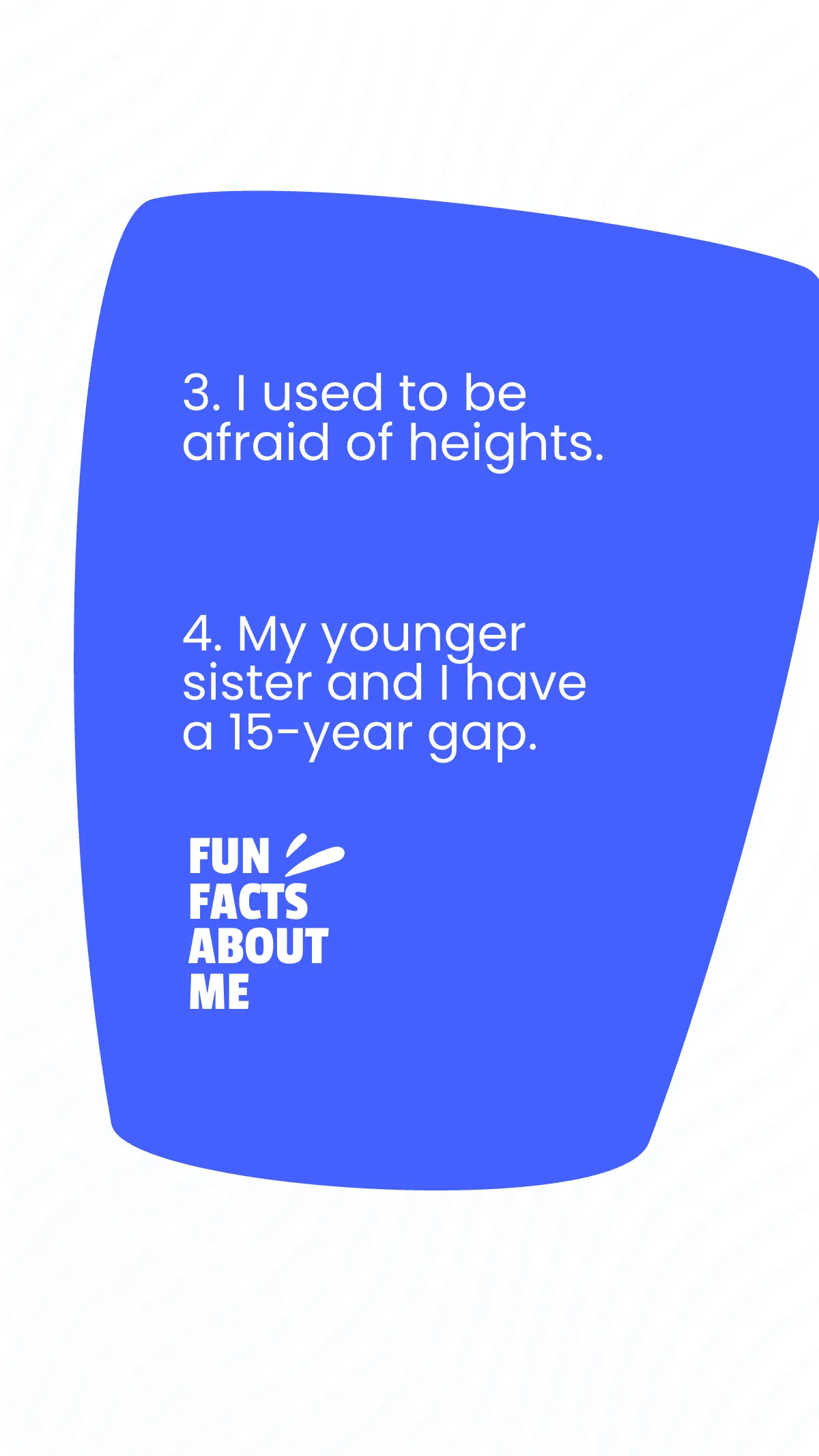 Free Fun Facts About Me Instagram Story Template to Edit Online