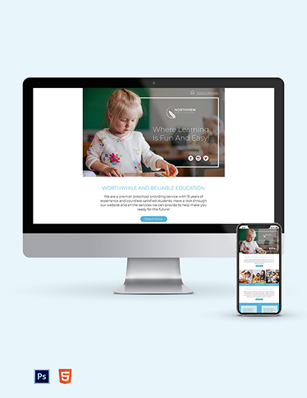 preschool newsletter template