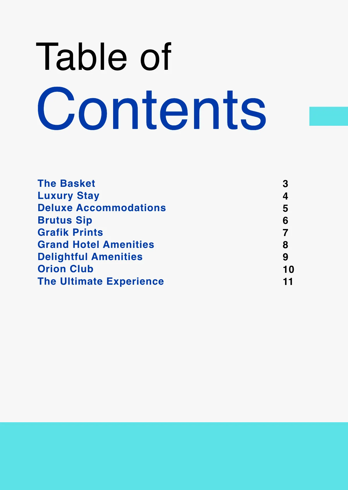 Free Hotel Booklet Template to Edit Online