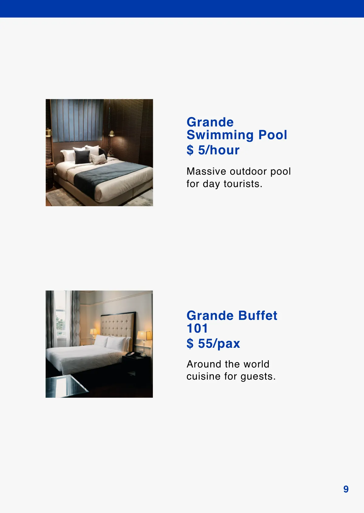 Free Hotel Booklet Template to Edit Online