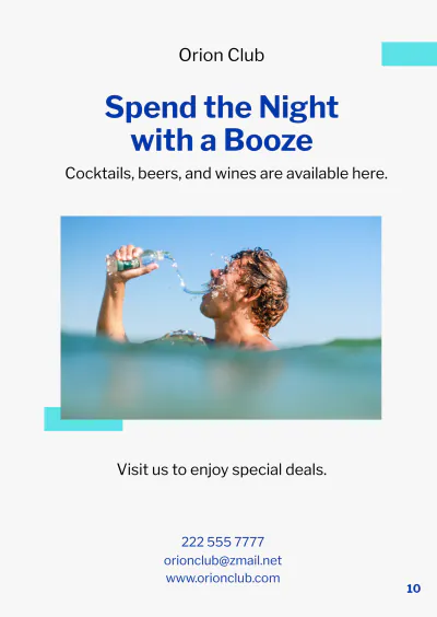 Free Hotel Booklet Template to Edit Online