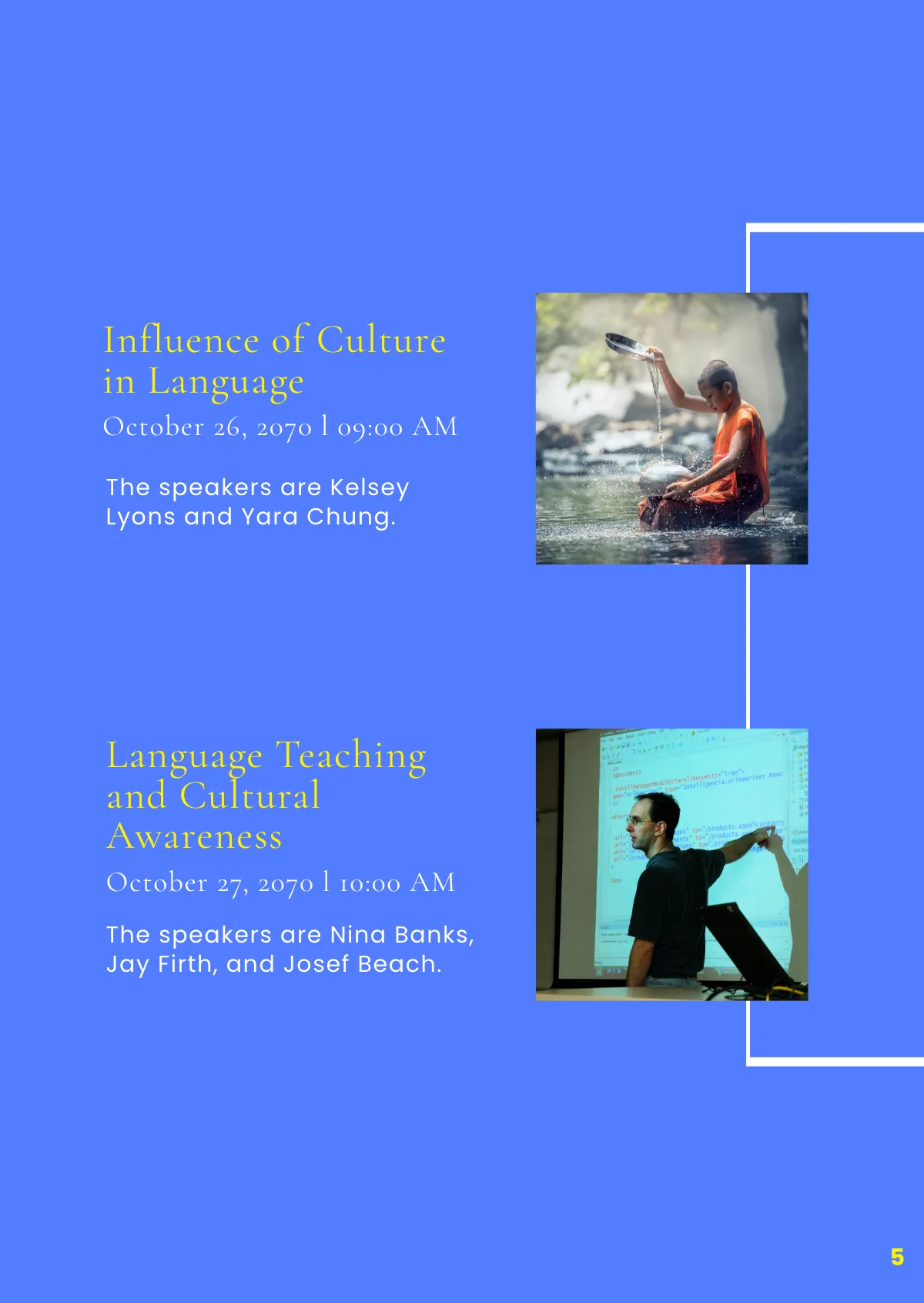 Free Conference Booklet Template to Edit Online