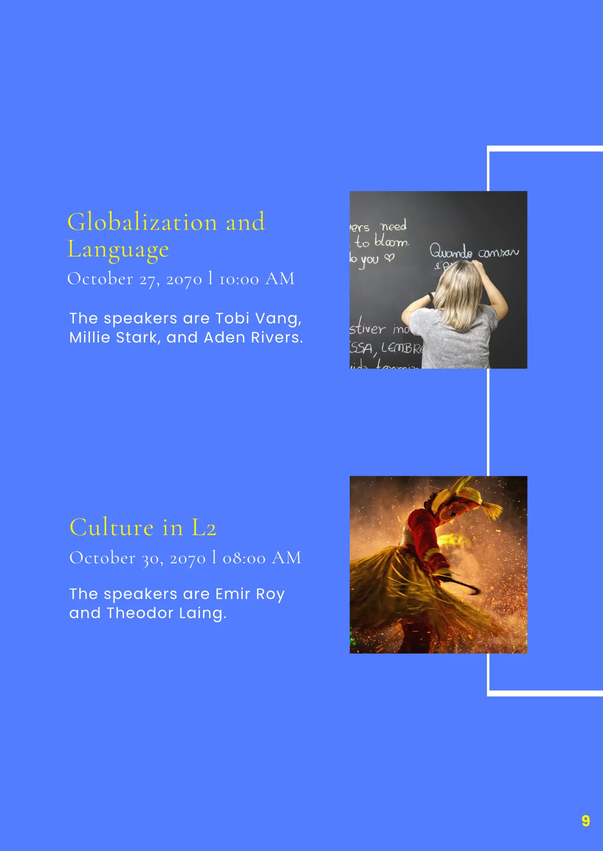 Free Conference Booklet Template to Edit Online