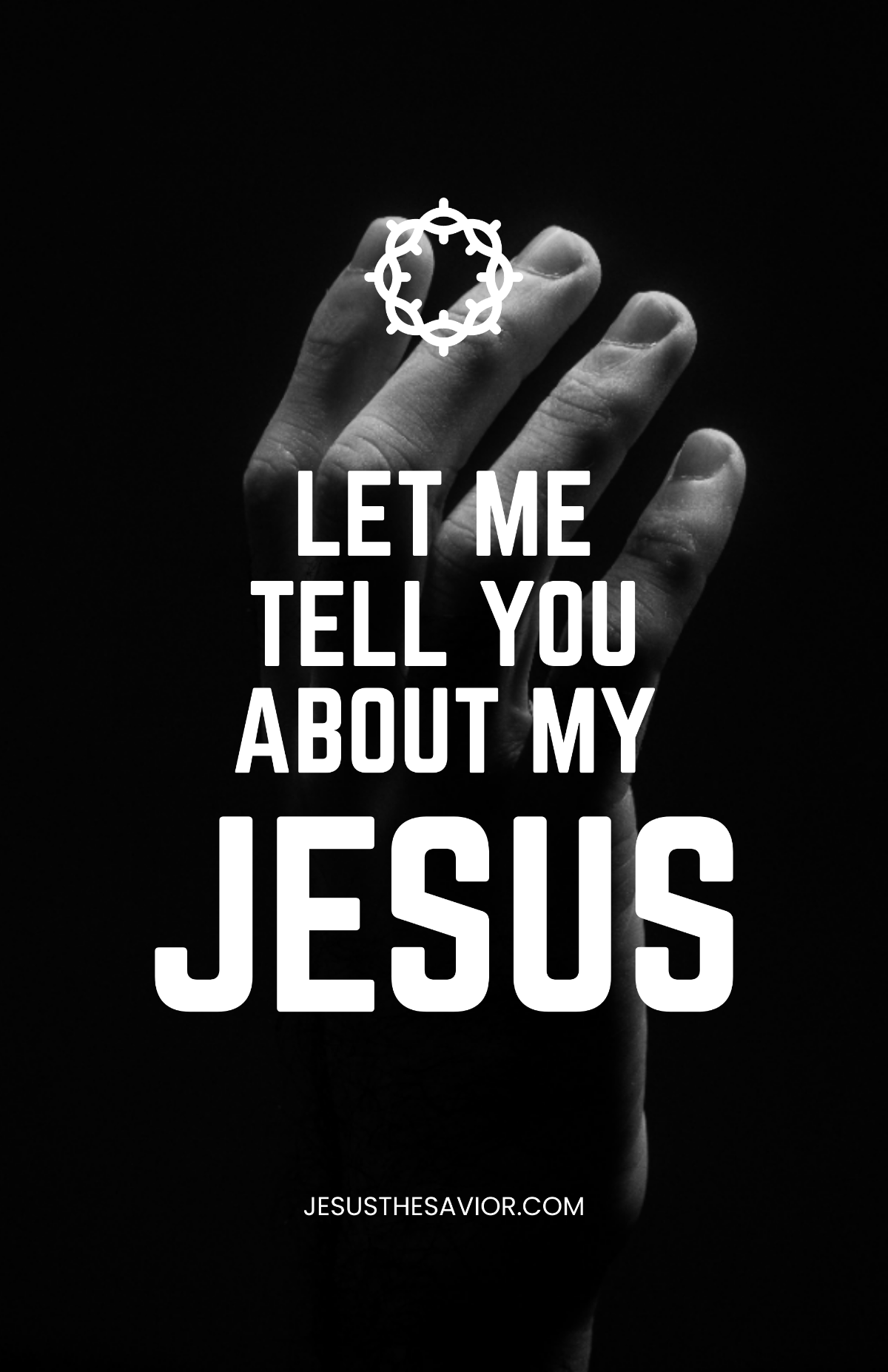 Free Let Me Tell You About My Jesus Poster Template