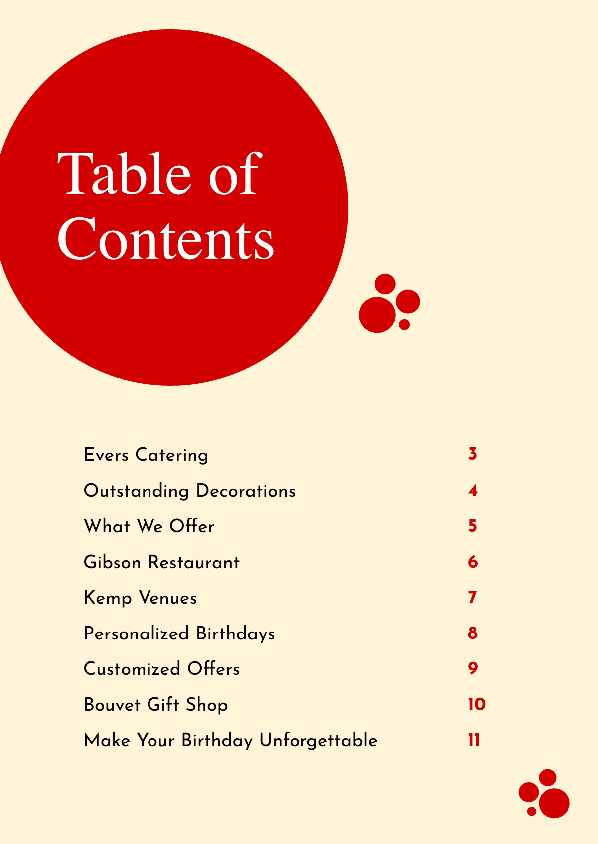 Free Birthday Booklet Template to Edit Online