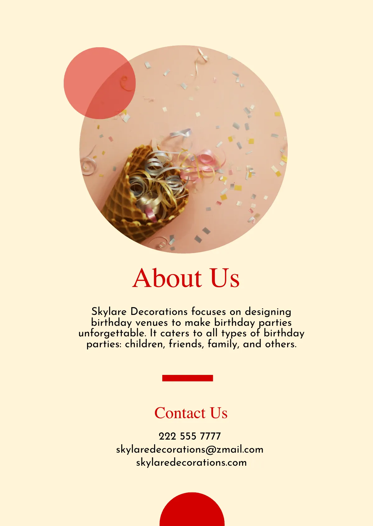 Free Birthday Booklet Template to Edit Online