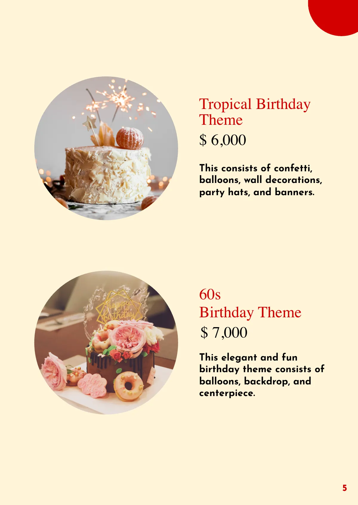 Free Birthday Booklet Template to Edit Online