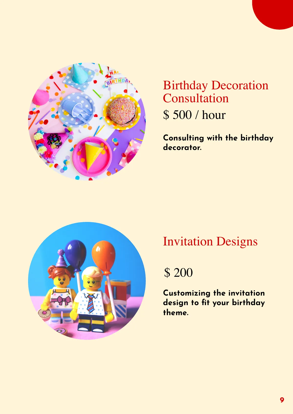 Free Birthday Booklet Template to Edit Online