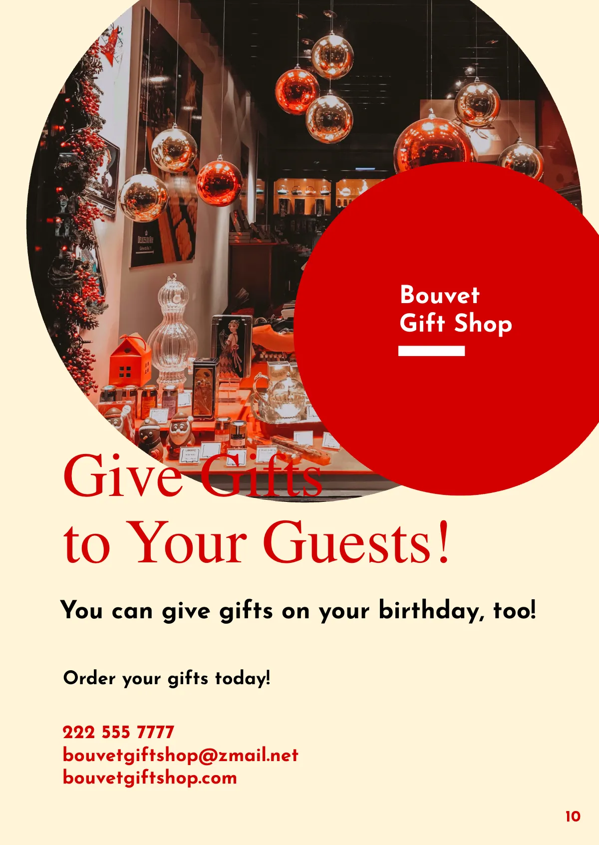 Free Birthday Booklet Template to Edit Online