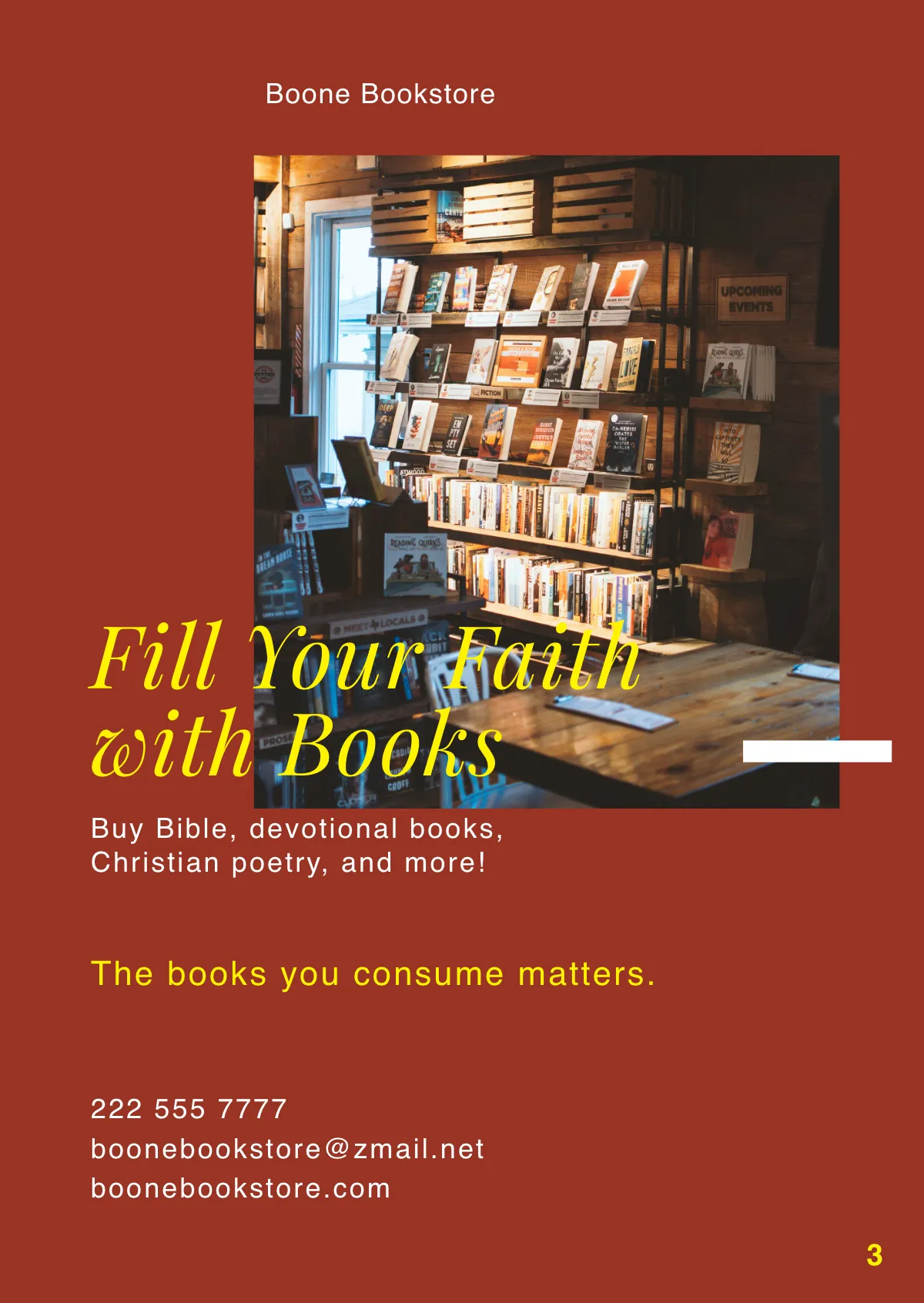 Free Church Booklet Template to Edit Online