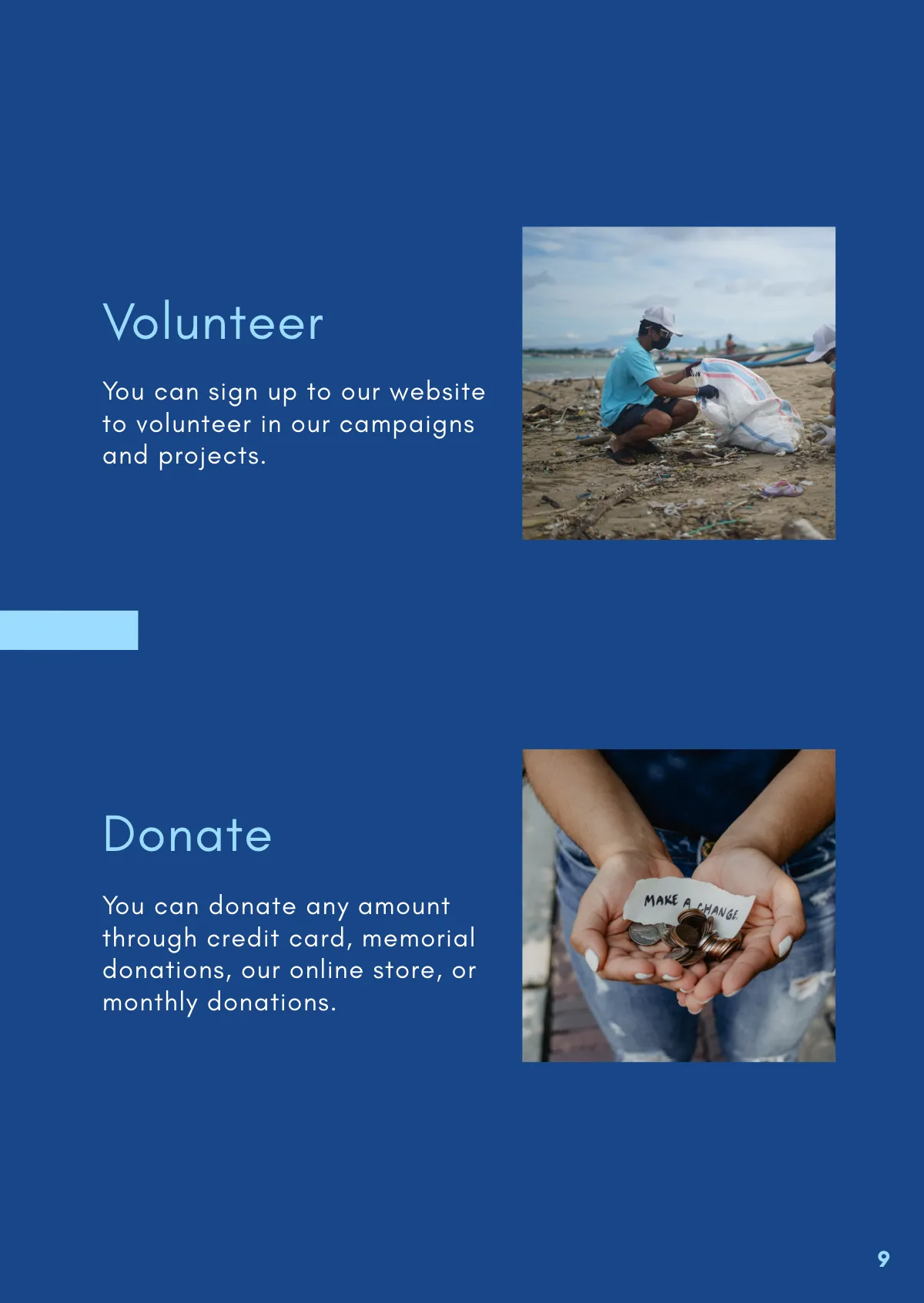 Free Nonprofit Booklet Template to Edit Online