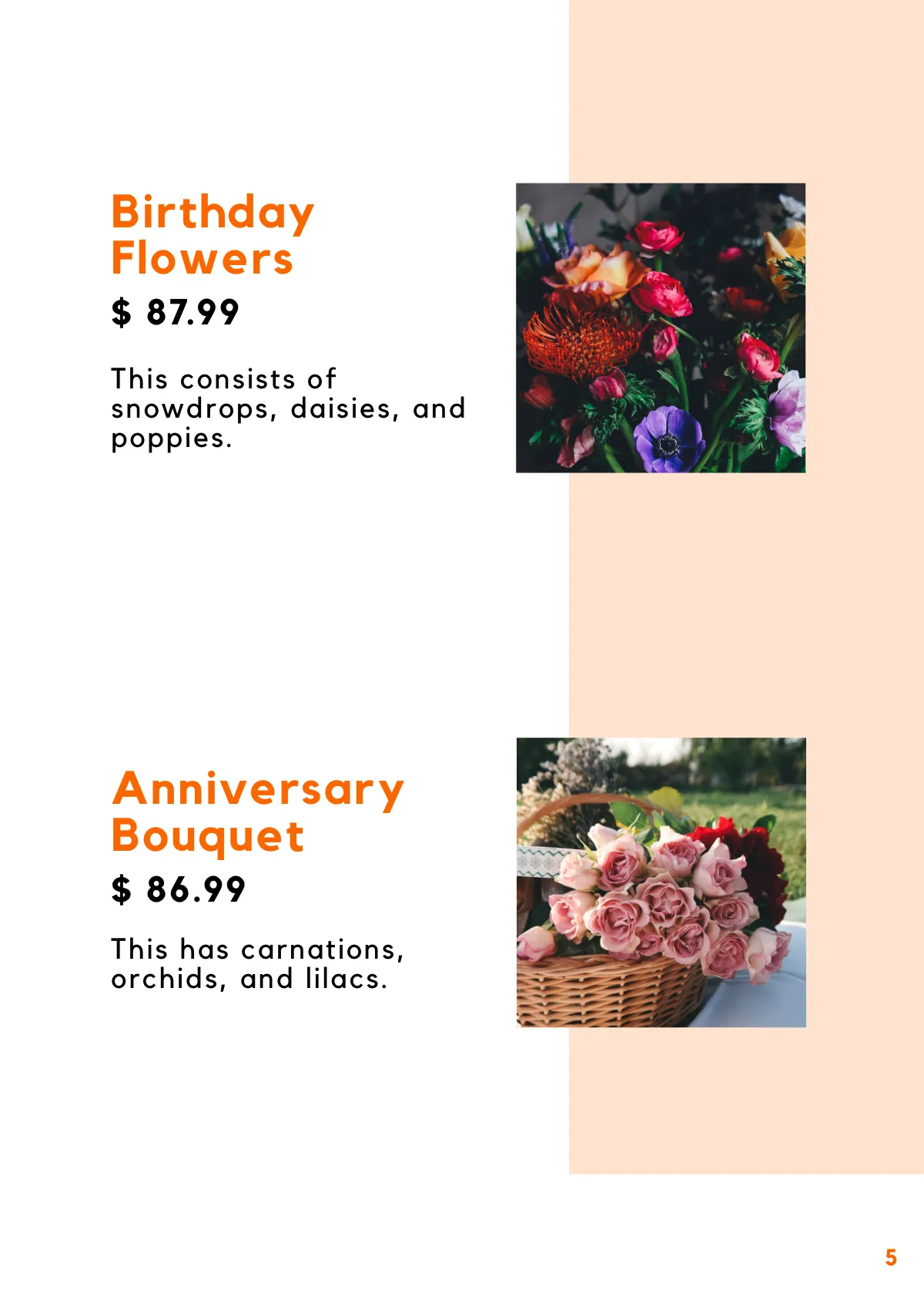 Free Floral Booklet Template to Edit Online