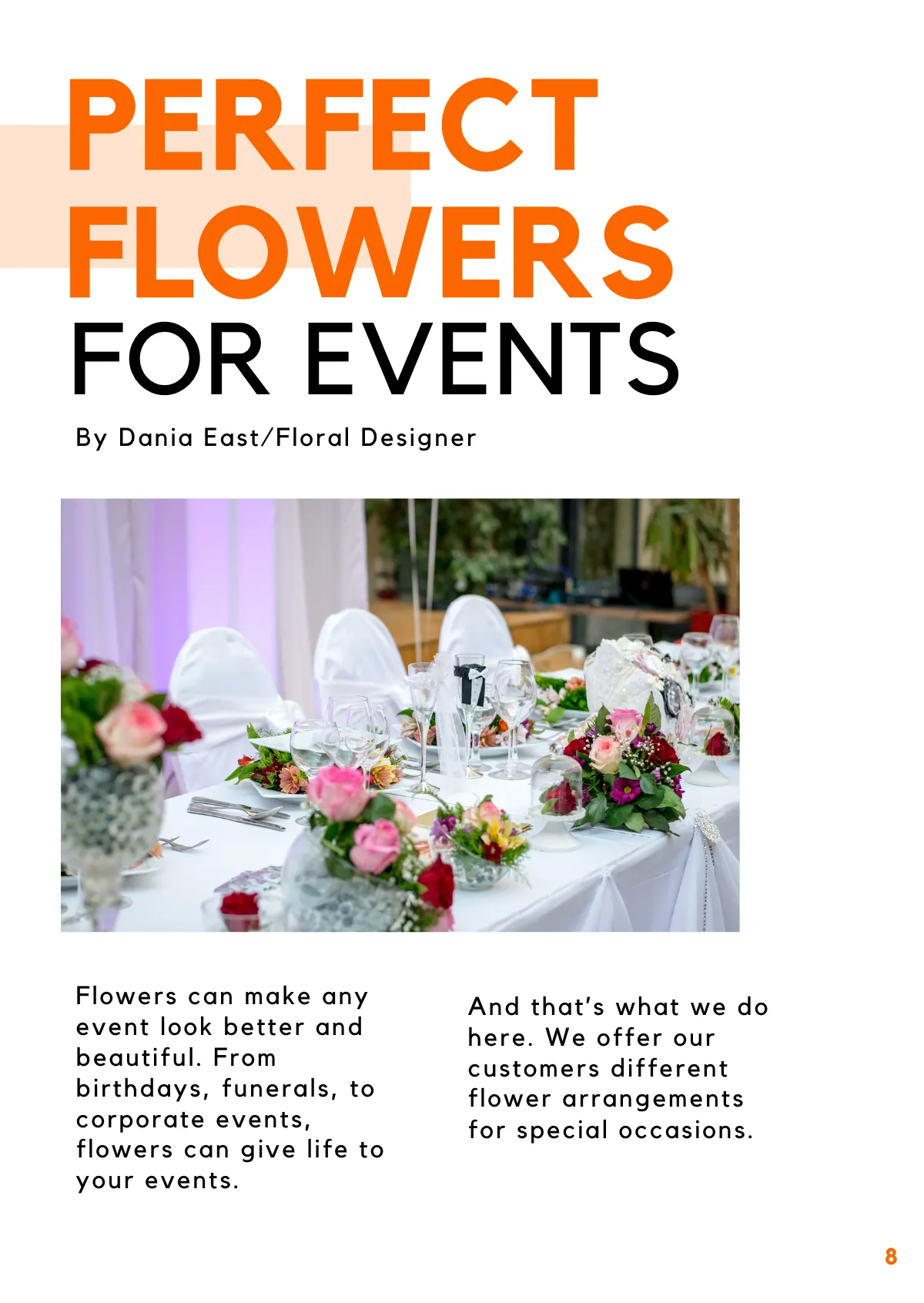 Free Floral Booklet Template to Edit Online