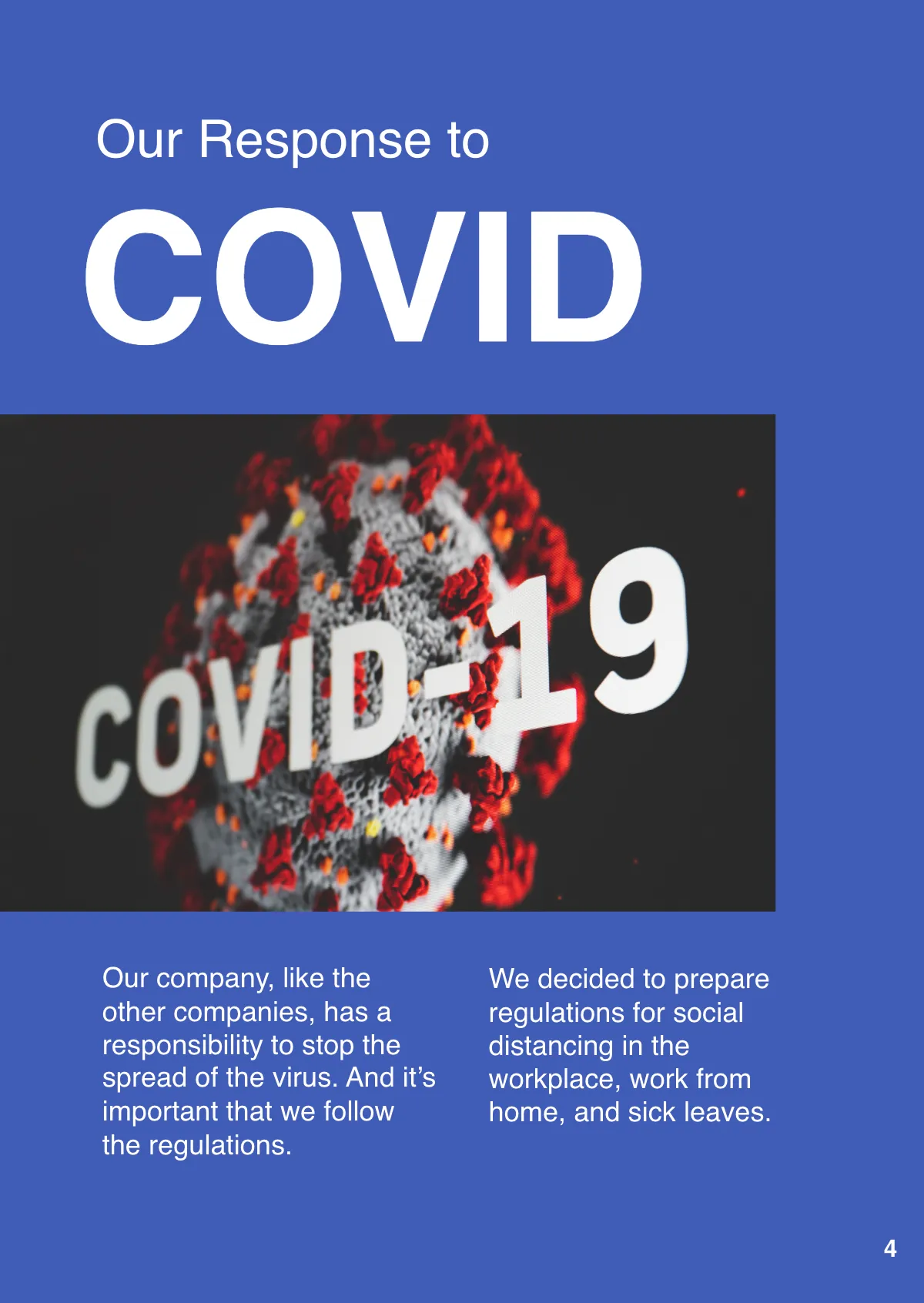 Free Workspaces During COVID Booklet Template to Edit Online