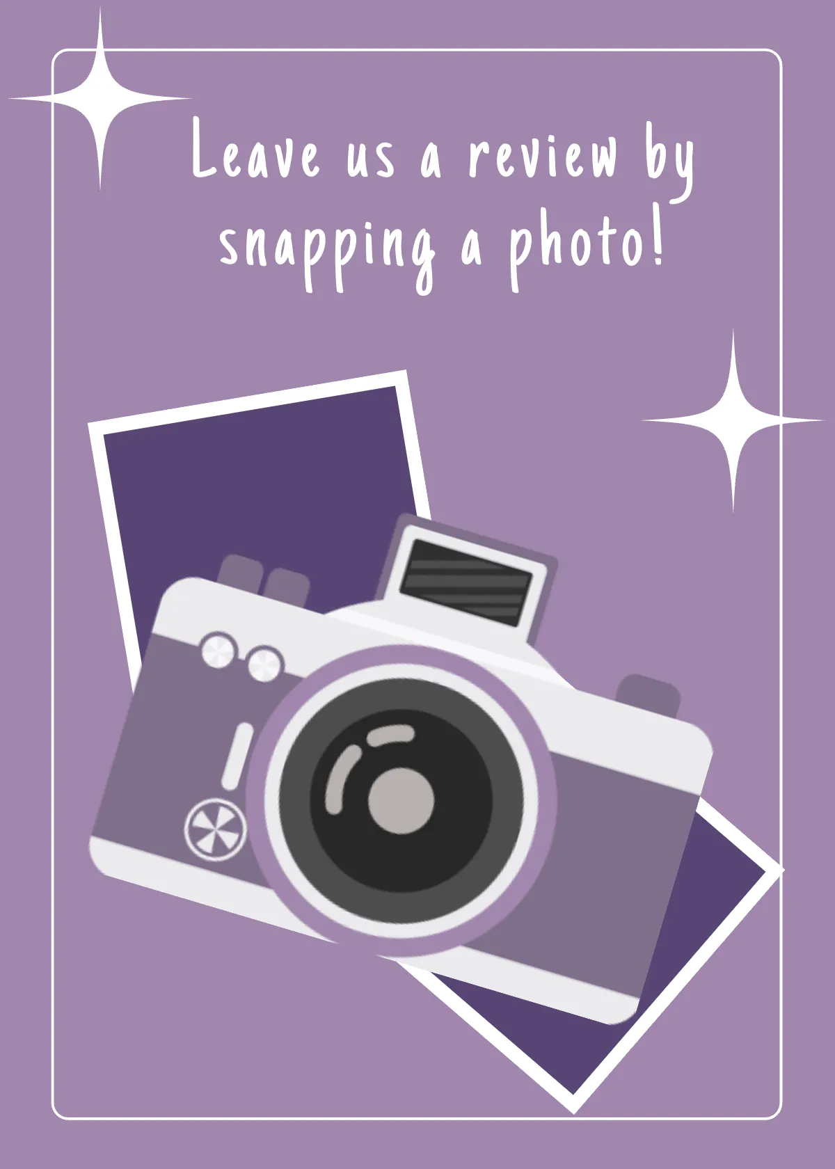 Free Snap And Share Card Template to Edit Online