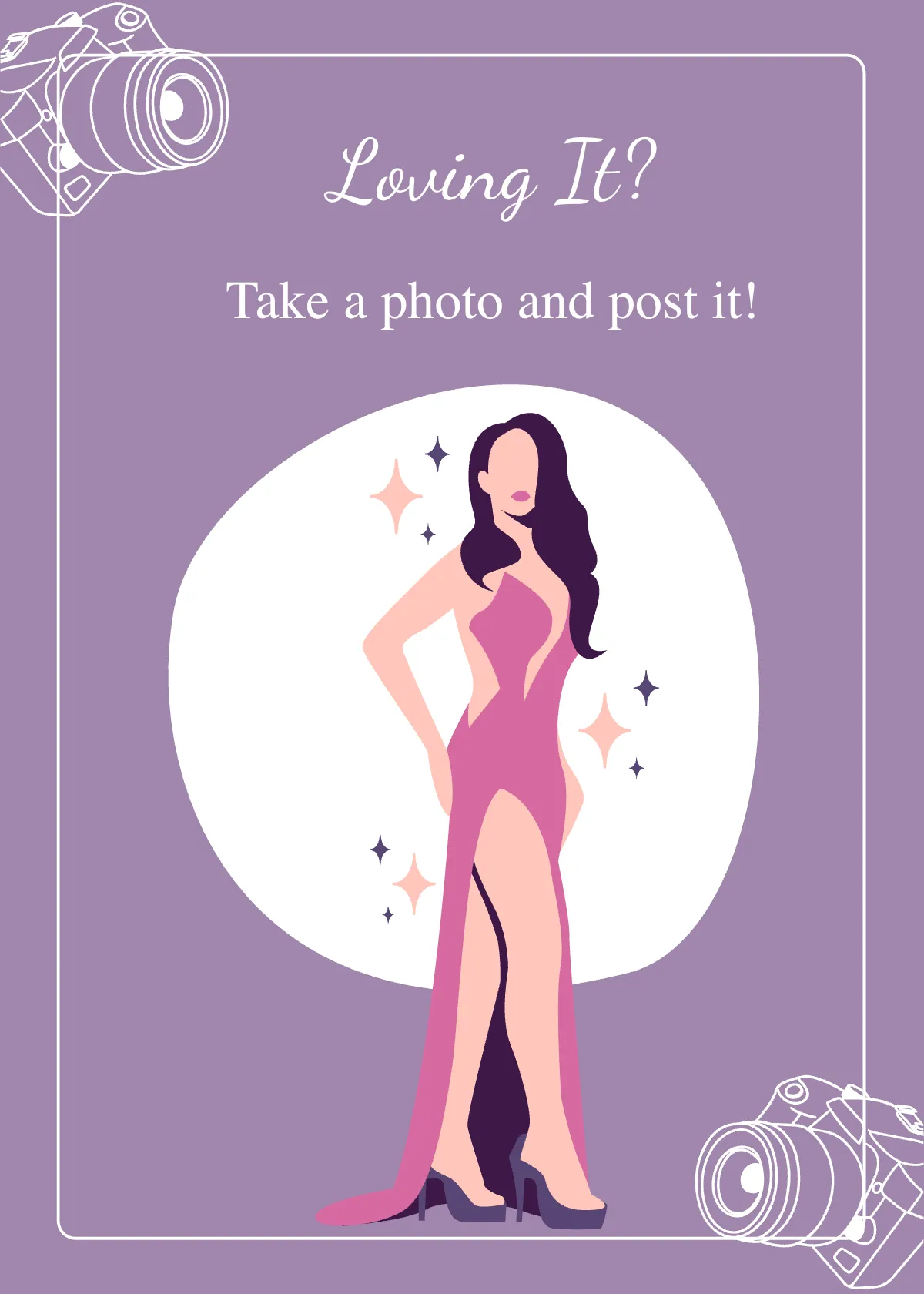 Free Snap And Share Card Template to Edit Online