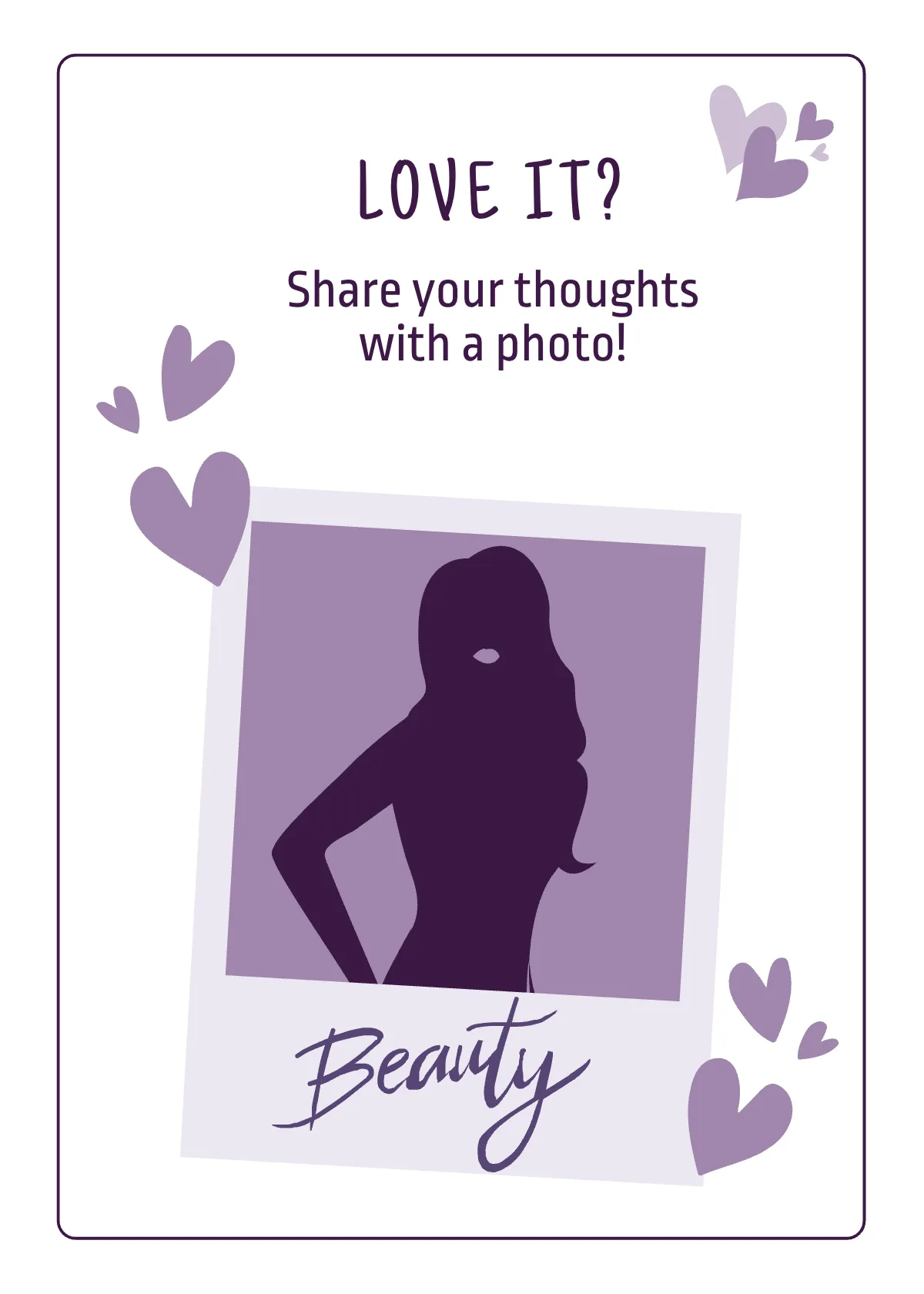 Free Snap And Share Card Template to Edit Online