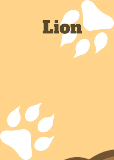Free Animal Snap Card Template to Edit Online