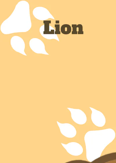 Free Animal Snap Card Template to Edit Online