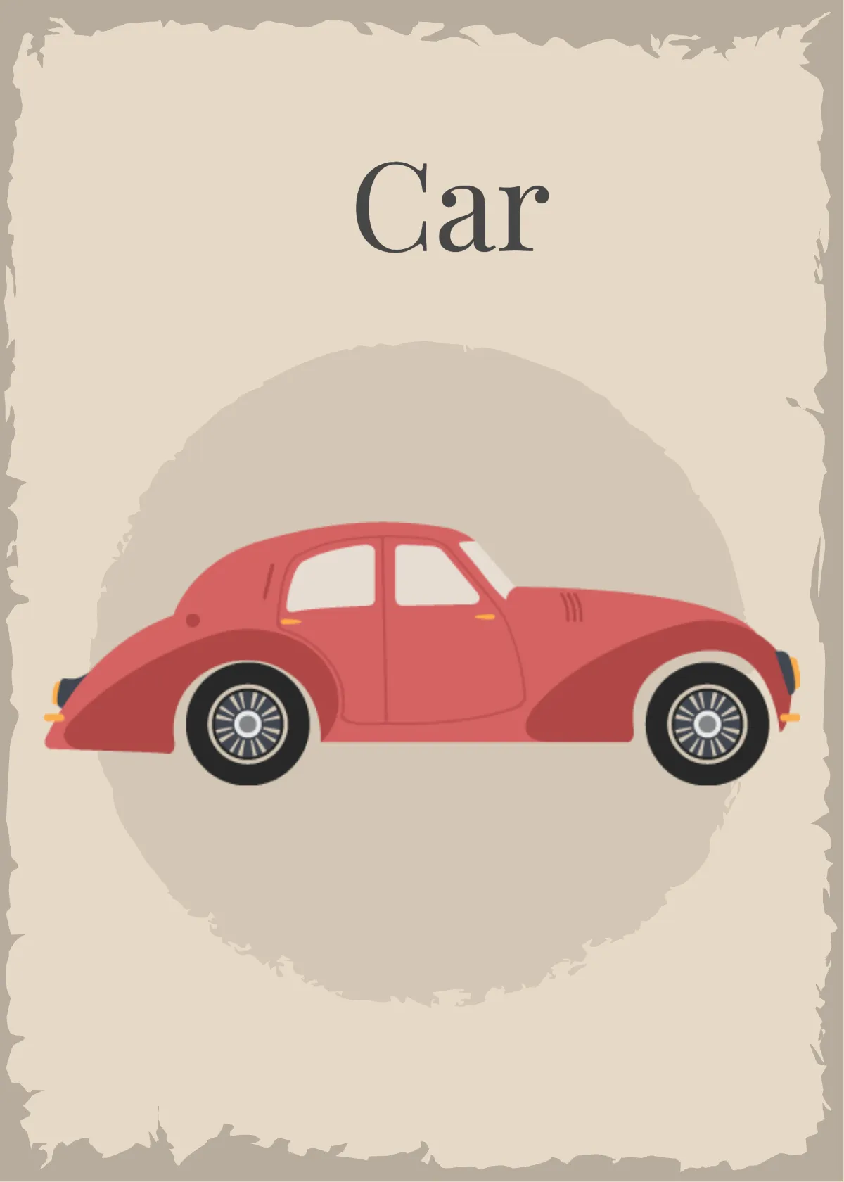 Free Vintage Snap Card Template to Edit Online