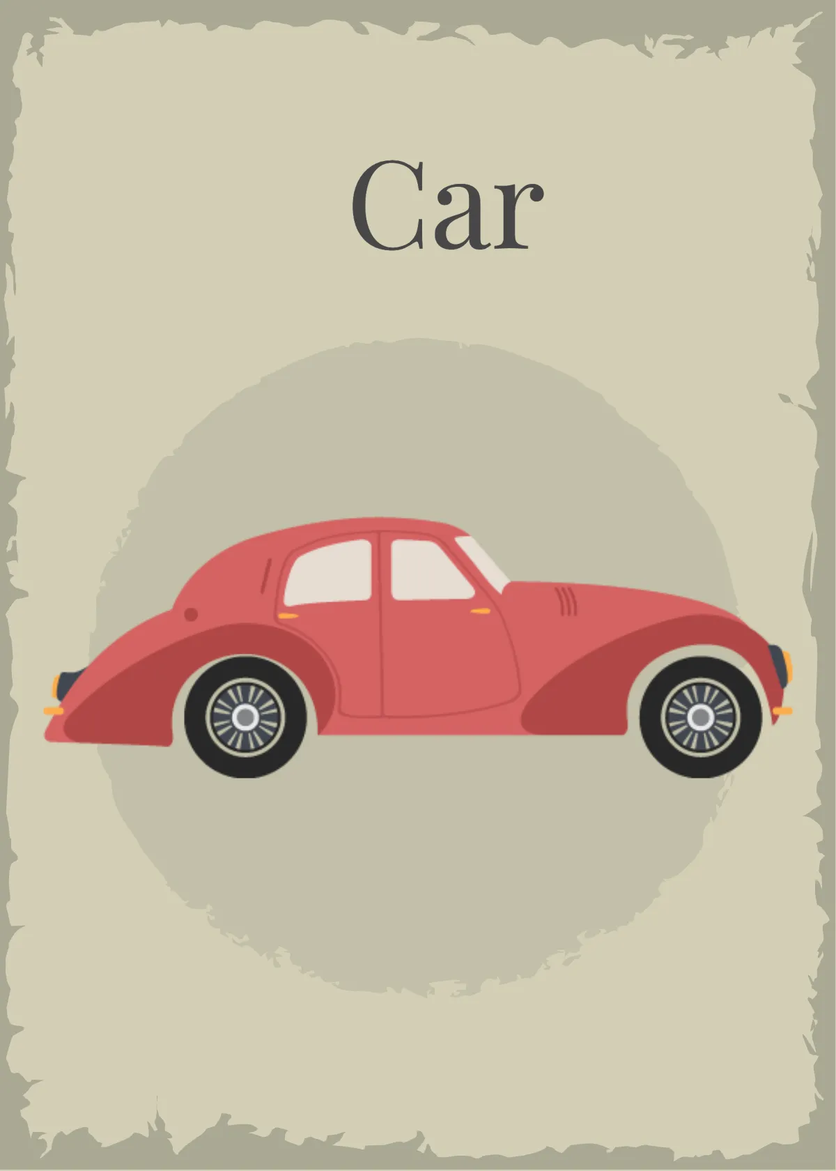 Free Vintage Snap Card Template to Edit Online