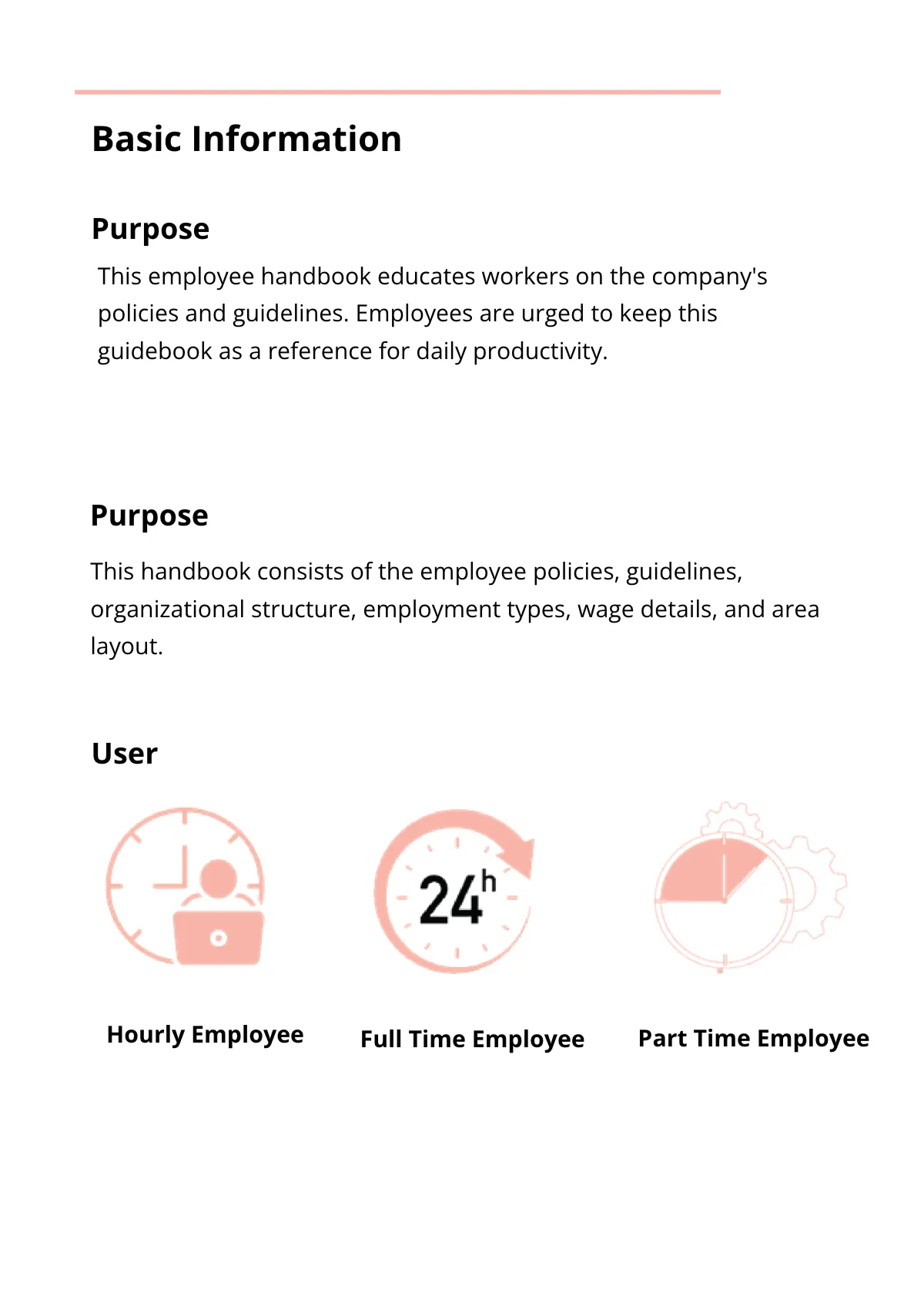 Free Non Profit Employee Handbook Template to Edit Online