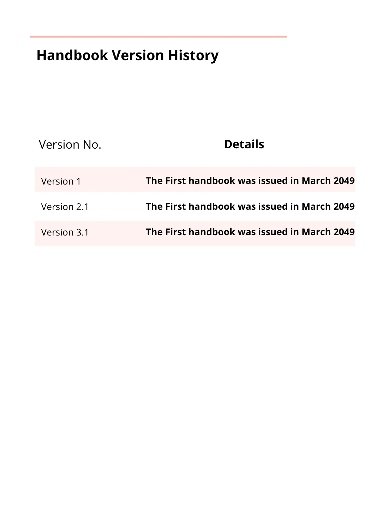Free Non Profit Employee Handbook Template to Edit Online