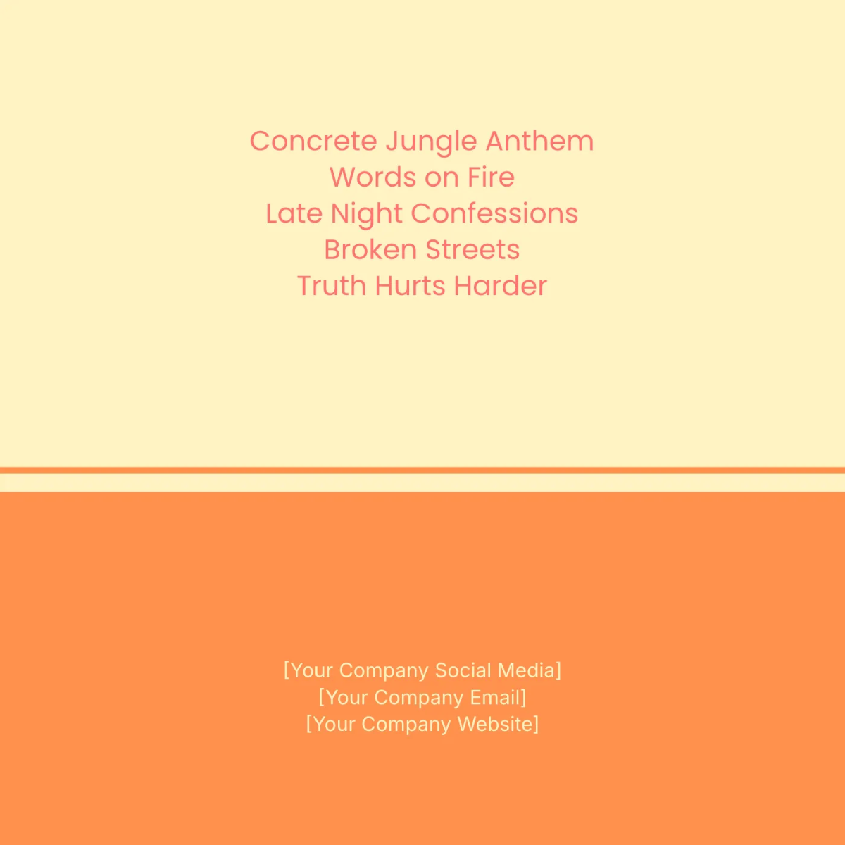 Free Country Music Album Cover Template to Edit Online