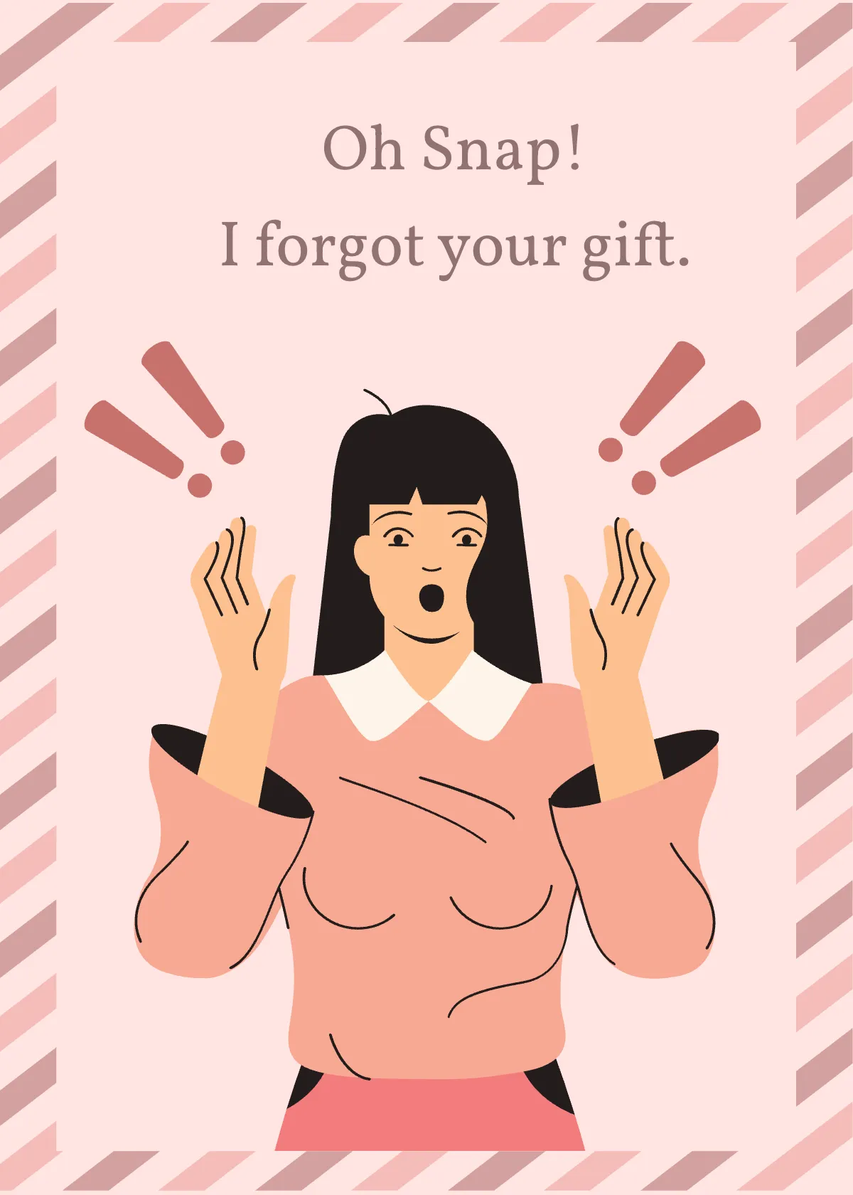 Free Minimalist Birthday Snap Card Template to Edit Online